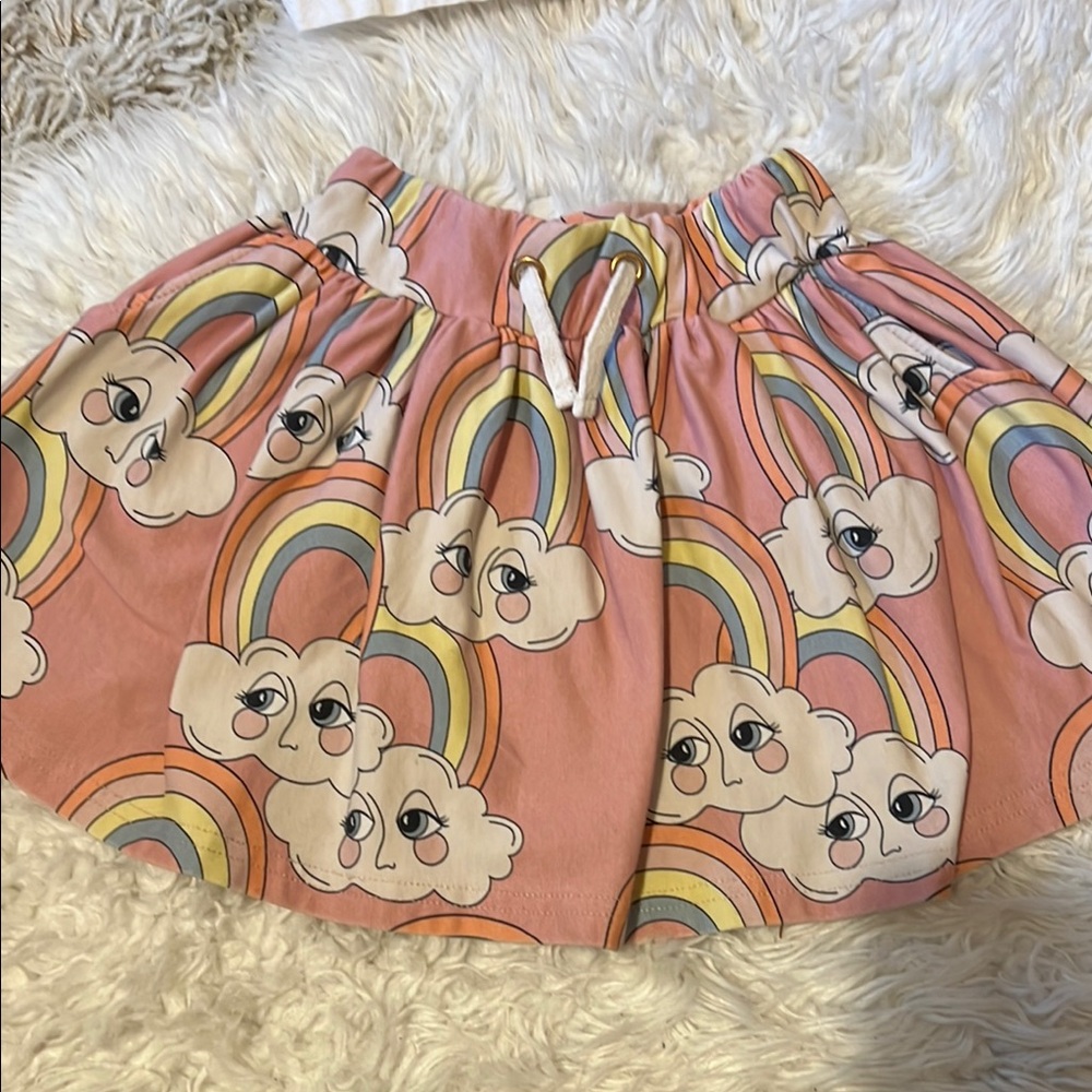 Pink Cloud and Rainbow Skirt